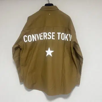 CONVERSE TOKYO 브라운 긴팔 셔츠
