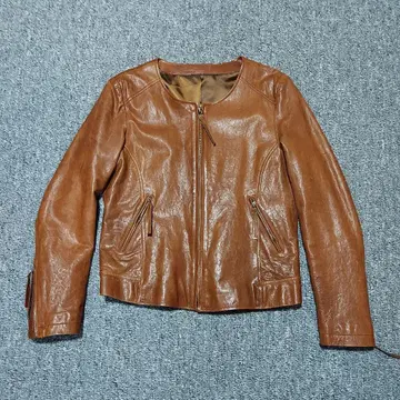 노카라 가죽 자켓 라이더 양가죽 새상품급 이탈리아 짧은 기장