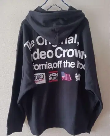 RODEO CROWNS LOGO BIG 후드티
