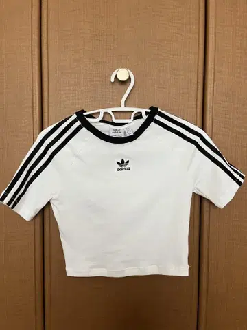 adidas 화이트 래글런T셔츠 S