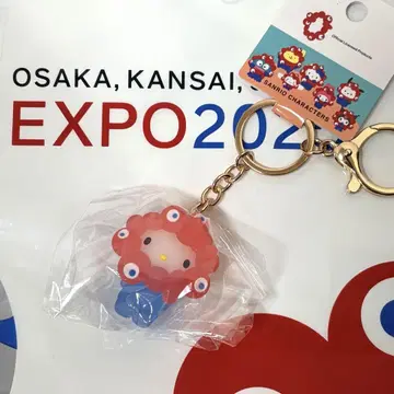 미야쿠미야쿠 산리오 콜라보 클리어 키링 키티