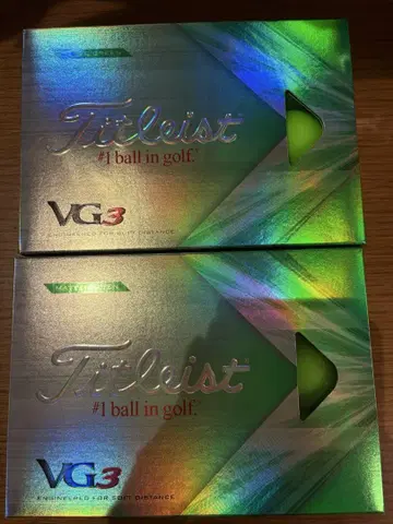 Titleist VG3 골프공 2더즌 머드 그린