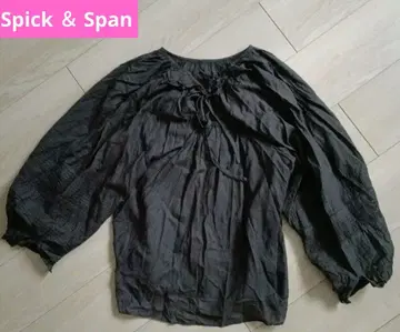 스픽 앤 스팬 블라우스 상의 레이스 코튼 셔츠 Spick & Spa