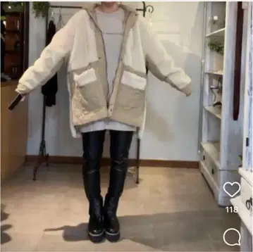 고품질 CYNICAL 보아 퀼팅 도킹 블루종