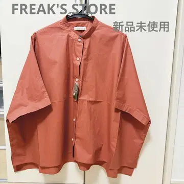 프릭스스토어 돌먼 슬리브 셔츠 오렌지