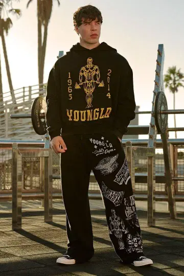 초레어 YOUNGLA GOLDGYM 조거 팬츠 M