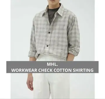 MHL./WORKWEAR CHECK COTTON SHIRTING
