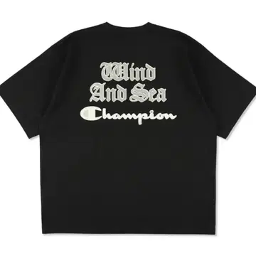 wind and sea 챔피온 콜라보 Tee