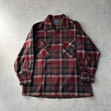 PENDLETON 펜들턴 오픈 카라 긴팔 셔츠 USA제