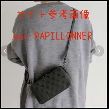 ear PAPILLONNER 도트 무늬 지갑 숄더백