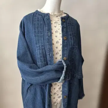 노카라 데님 자켓