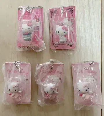 HELLO KITTY 패키지 미니어처 컬렉션 5종 세트
