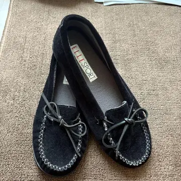 ELLE SPORT 블랙 모카신