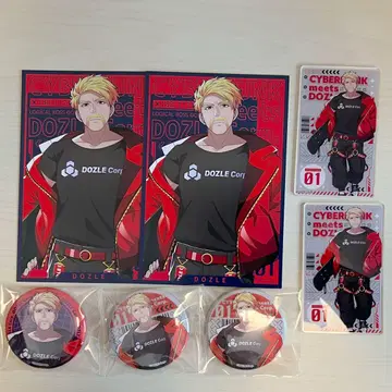 도즈루사 SHIBUYA TSUTAYA 도즈루 캔뱃지 아크릴 카드