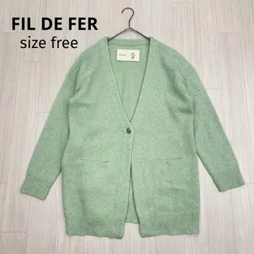 FIL DE FER 필데페르 V넥 울 가디건