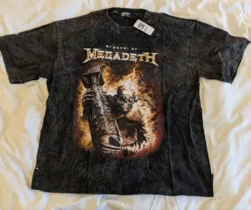Megadeth 빈티지 가공 T셔츠 [ 새상품 ]