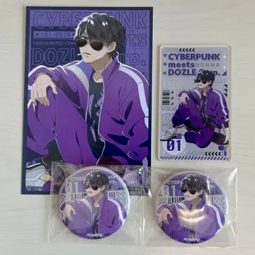 도즐사 SHIBUYA TSUTAYA 본주르 캔뱃지 아크릴 카드
