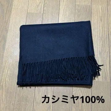 [ 미사용 ] 캐시미어 100% 스톨 머플러 블랙