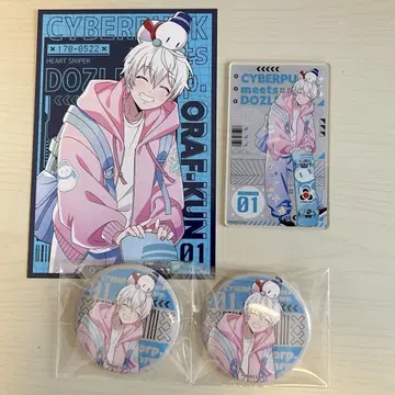 도즈루사 SHIBUYA TSUTAYA 오라후군 캔뱃지 아크릴 카드
