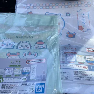 치이카와 (먼작귀) 타월과 복조리 세트 치이카와 온천 제일복권