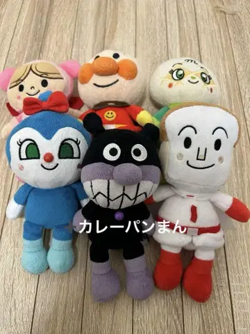 호빵맨 봉제 인형 세트 7체