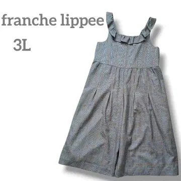 franche lippee 여성용 올인원 체크 루즈핏 3L