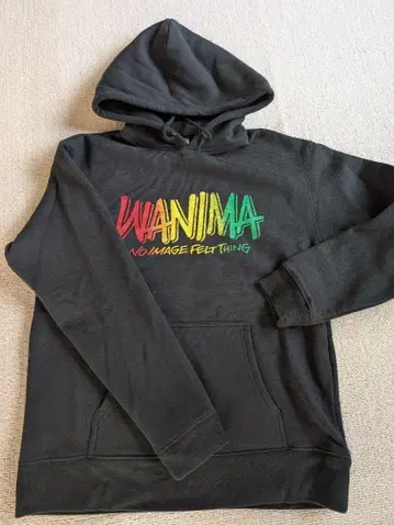 WANIMA 블랙 후드티