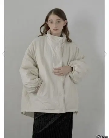 새상품 봉쥬르 사간 충전솜 리버서블 피쉬테일 퀼팅 코트