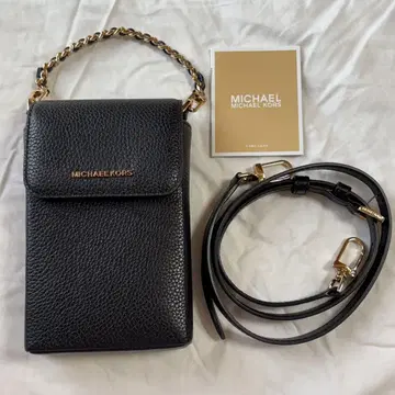 미사용 새상품 MICHAEL KORS 스마트폰 숄더백 블랙