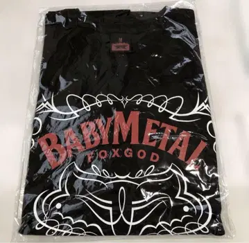 BABYMETAL FOX CITY T셔츠 M 사이즈 베비메탈