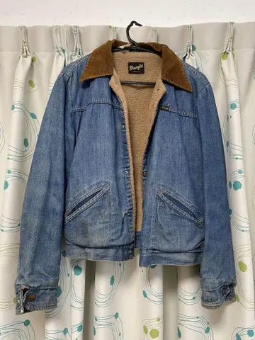 Wrangler 데님 자켓 코듀로이 옷깃