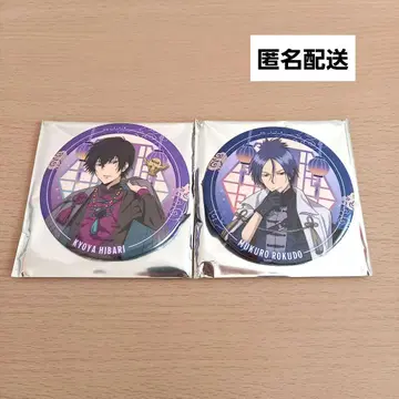 가정교사 히트맨 REBORN 럭키 캔뱃지 히바리 무쿠로 세트