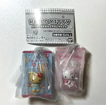 HELLO KITTY 패키지 미니어처 컬렉션 2종 세트
