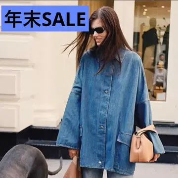 [ 연말 한정 SALE ] TOTEME 토템 오버 사이즈 데님 자켓