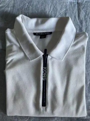 MICHAEL KORS 화이트 피케 셔츠