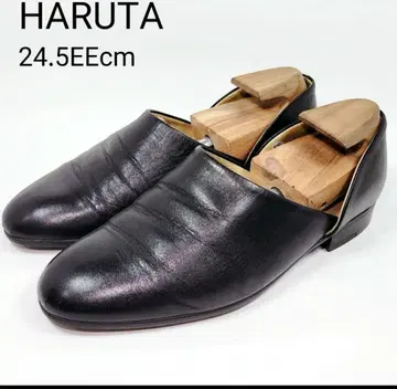HARUTA 블랙 로퍼 24.5EEcm