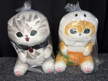 mofusand 할로윈 BIG 봉제 인형 드라큘라 유령 2개 세트