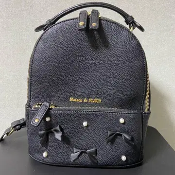 신주쿠 루미네2 한정판 Maison de FLEUR 펄 리본 럭색