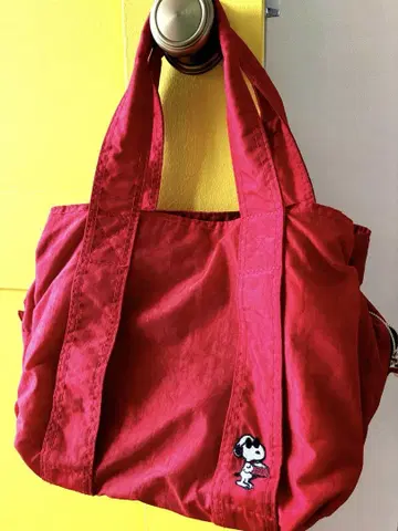SNOOPY 백 빨간색 새상품급