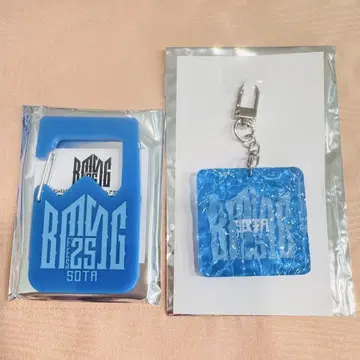 BMSG FES 25 웨이브 키링 아크릴 카라비너 SOTA