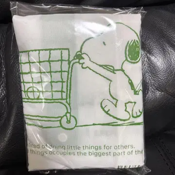 스누피 SNOOPY 레지봉투풍 에코백 에코백 훼미리마트