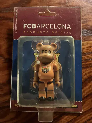 BE@RBRICK 베어브릭 100% FC2 바르셀로나 06-07 어웨이