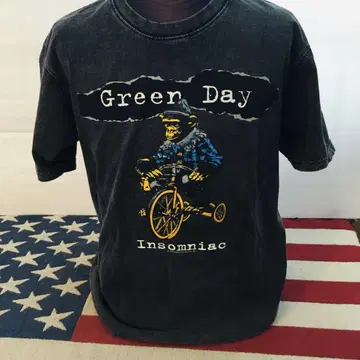 그린 데이 GREEN DAY L 밴드 티셔츠 락 티셔츠