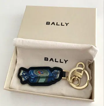 새상품 BALLY 캔디 키링 가죽 키홀더 발리