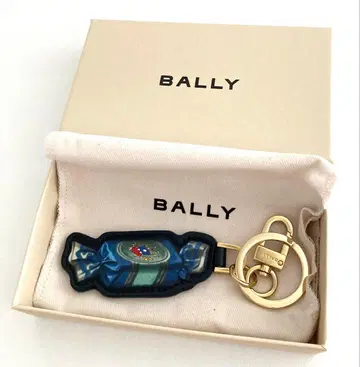 새상품 BALLY 캔디 키링 가죽 키홀더 발리