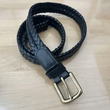 L.L.Bean 가죽 메쉬 벨트 블랙 32