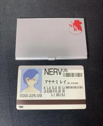 초레어! 아야나미 레이 넬프 ID 카드 메탈 케이스 신세기 에반게리온