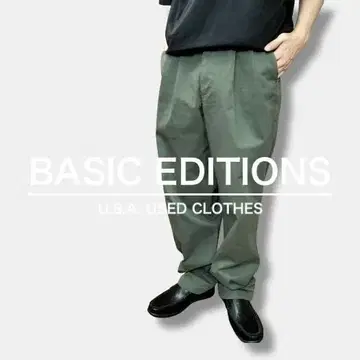 USA 구제 의류 BASIC EDITIONS 2턱 팬츠 CP1-817