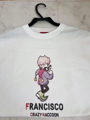 FRANCISCO CRAZY RACCOON 티셔츠