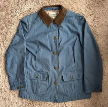 90s L.L.Bean 자켓 엘엘빈 블루 옷깃 코듀로이 M